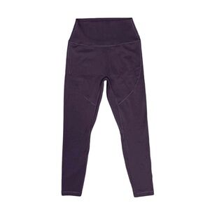 P’tula Leggings Women’s Size Small Purple Plum Cropped Capris High Waisted NWT‎